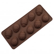 Create Personalized Easter Day Egg Shape Silicone Gummy Chocolate Mold