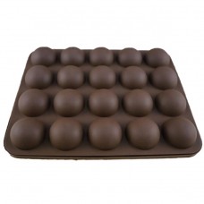 Create Personalized Food Grade 20-Cavity Round Silicone Cake Pop Mold