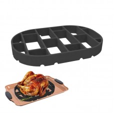 Custom BPA-Free Non-Stick Microwave/Oven Silicone Oval Baking Pan