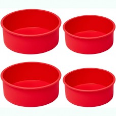 Custom BPA-Free Non-Stick Round Cheesecakes Silicone Cupcakes Baking Molds