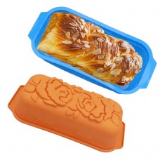 Custom Homemade Crafts Rose Shape Quick Release Silicone Cake Pan