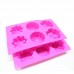 Custom Homemade Food Grade 6 Even Flower-Shaped Silicone Cake Mold by Kinshing – Professional Bakeware Manufacturer in China