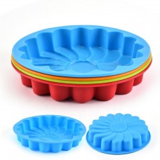 Custom Oven 3D Mini Cheesecake Round Silicone Pizza Baking Pan