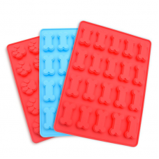 Custom Reusable BPA-Free Paw and Dog Bone Silicone Muffin Molds