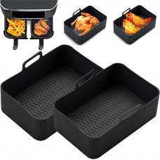 Custom Reusable Food Grade Silicone Non-Stick Air Fryer Liner