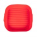 Customized Easy to Clean Reusable Red Silicone Square Air Fryer Liners by Kinshing – Professional Bakeware Manufacturer in China