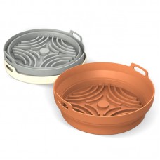 Factory Make High-Temperature Resistant Dual-Use Foldable Silicone Air Fryer Liner