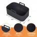 Factory Make Non-Toxic Dual Silicone Rectangle Air Fryer Basket by Kinshing – Professional Bakeware Manufacturer in China