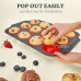 Factory Production Food Grade 12-Cup Collapsible Cupcake Muffin Silicone Cake Molds by Kinshing – Professional Bakeware Manufacturer in China