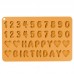 Factory Supply Food Grade Reusable Silicone Letter Number Chocolate Molds by Kinshing – Professional Bakeware Manufacturer in China