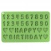 Factory Supply Food Grade Reusable Silicone Letter Number Chocolate Molds by Kinshing – Professional Bakeware Manufacturer in China