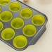 Manufacturer Make Non-Stick 12-Cavity Silicone Cupcake Pan by Kinshing – Professional Bakeware Manufacturer in China