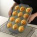 Manufacturer Make Non-Stick 12-Cavity Silicone Cupcake Pan by Kinshing – Professional Bakeware Manufacturer in China