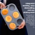 Manufacturer Supply Food Grade Round 6-Hole Silicone Muffin Pan by Kinshing – Professional Bakeware Manufacturer in China