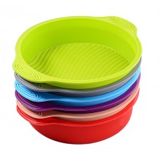 OEM Production 8.6-Inch Non-Stick Round Silicone Birthday Cake Pan