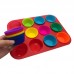OEM Services 100% Food Grade 12-Cup Muffin Silicone Baking Mold by Kinshing – Professional Bakeware Manufacturer in China