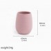 Create Personalized Anti-Fall Egg Shape Outdoor Foldable Travel Silicone Wine Tumbler Cup by Kinshing – Safe & Durable Design