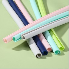 Create Solutions BPA Free Flexible Foldable Silicone Water Drink Straws