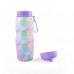 Create Unique Triple Silicone Collapsible Water Bottle with Straps for Presents by Kinshing – Safe & Durable Design