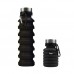 Custom Logo Eco-Friendly 550ml BPA Free Collapsible Sport Silicone Water Bottle by Kinshing – Safe & Durable Design