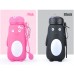Customized Cartoon Penguin Design Foldable Silicone Outdoor Drinking Water Bottle by Kinshing – Safe & Durable Design