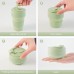 Customized Food Grade Travel Folding Silicone Coffee Cup with Lid by Kinshing – Safe & Durable Design
