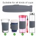 Customized Heat-Resistant Adjustable Silicone Coffee Cup Protective Sleeve by Kinshing – Safe & Durable Design