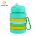 Customized Logo Outdoor Travel Foldable Collapsible Silicone Water Bottle by Kinshing – Safe & Durable Design