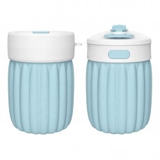 Customized Personalized Logo Luxury Silicone Travel Coffee Mug with Lid
