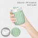 Customized Personalized Logo Luxury Silicone Travel Coffee Mug with Lid by Kinshing – Safe & Durable Design