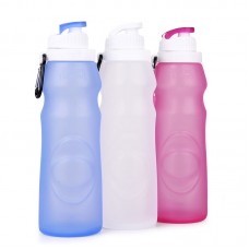 Factory Production Lightweight 550ml Sport  Silicone Water Bottle