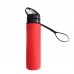 Factory Supply BPA Free 600ml Travel Silicone Collapsible Water Bottle by Kinshing – Safe & Durable Design