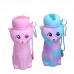 Factory Supply BPA Free Cat Shape Collapsible Silicone Portable Sports Water Bottle by Kinshing – Safe & Durable Design