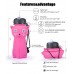 Factory Supply BPA Free Cat Shape Collapsible Silicone Portable Sports Water Bottle by Kinshing – Safe & Durable Design