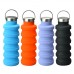Factory Supply Customized Logo Printed Outdoor Foldable Silicone Bottle Cup by Kinshing – Safe & Durable Design