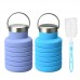 Factory Supply Customized Logo Printed Outdoor Foldable Silicone Bottle Cup by Kinshing – Safe & Durable Design
