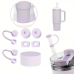 Factory Supply Food Grade Spill-Proof Stanley Tumblers Silicone Straw Cove by Kinshing – Safe & Durable Design