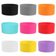 Factory Supply Food Grade Water Bottle Bottom Silicone Cover Protective Sleeve