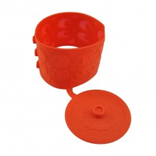 Factory Supply Protector Silikonbecherhülle mit Deckel für hitzebeständige Glasbecher