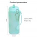 Factory Wholesale Reusable BPA Free Outdoor Foldable Silicone Travel Water Bottle by Kinshing – Safe & Durable Design