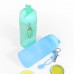 Factory Wholesale Reusable BPA Free Outdoor Foldable Silicone Travel Water Bottle by Kinshing – Safe & Durable Design