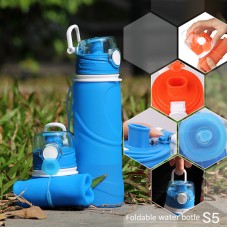 OEM 750ml Outdoor Collapsible Portable Sports Silicone Water Bottle