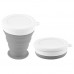 OEM Custom Collapsible Silicone Travel Foldable Cup With Lid by Kinshing – Safe & Durable Design