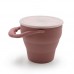 OEM Custom Logo Reusable Heat-Resistant Home Office Silicone Coffee Cup by Kinshing – Safe & Durable Design