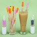 OEM Eco-Friendly Collapsible Reusable Bamboo Silicone Drinking Straws by Kinshing – Safe & Durable Design