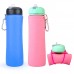 OEM Food-Grade BPA Free Reusable Silicone Portable Gym Water Bottle by Kinshing – Safe & Durable Design
