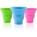 OEM Leak-Proof Pocket-Sized Camping Hiking Silicone Coffee Drinking Cup by Kinshing – Safe & Durable Design