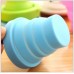 OEM Leak-Proof Pocket-Sized Camping Hiking Silicone Coffee Drinking Cup by Kinshing – Safe & Durable Design