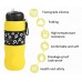 OEM Private Label Popular Printed Crystal Adults Silicone Foldable Water Bottle by Kinshing – Safe & Durable Design