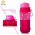 OEM Private Label Popular Printed Crystal Adults Silicone Foldable Water Bottle by Kinshing – Safe & Durable Design